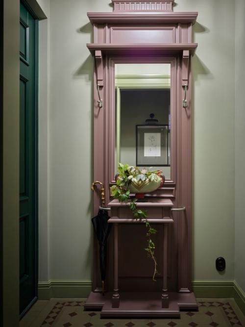 Вдохновение осенью.  Кажется, на интерьер этой небольшой квартиры в Москве дизайнера вдохновила осень. 05