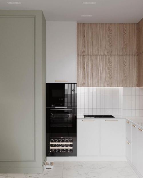 Светлые тона привнесли воздуха, сделали интерьер кухни просторнее и легче. 02