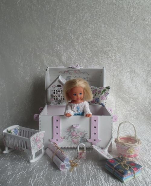 Потянуло к сундуку, в стиле шебби шик. 08