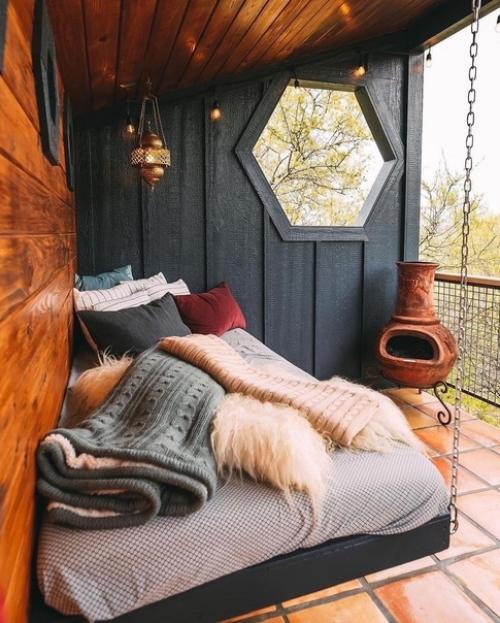 Домик на дереве из листьев (~ 300 кв. 07