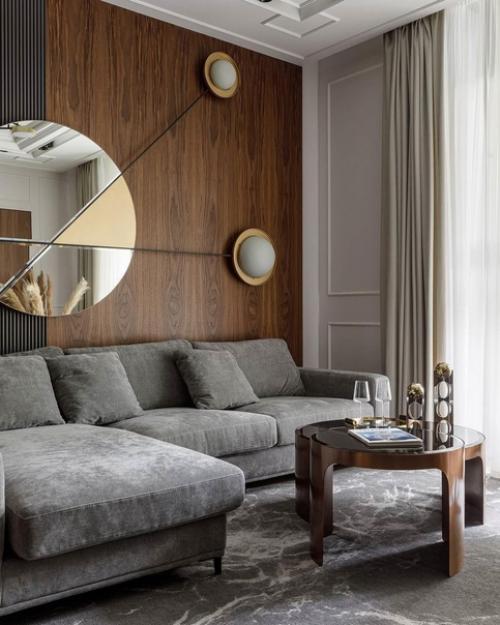 Кухня - гостиная с элементами ар - деко. 02