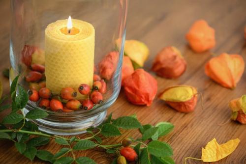 Декор из листьев и не только: 20 идей. 05