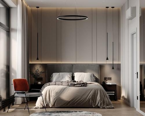 Дизайн спальни 17 кв.