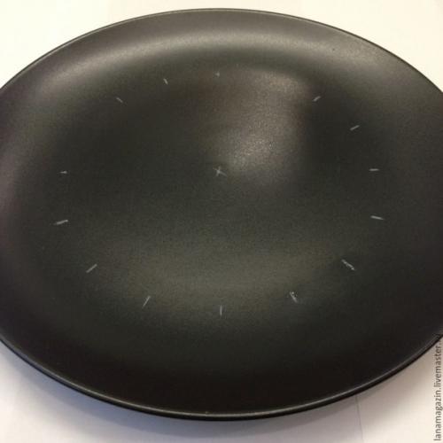 Роспись тарелки в технике Point - to - Point. 04