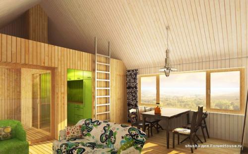 Данный проект разработан по заданию компании Baum как типовой дачный дом для мелкосерийного строительства. 03