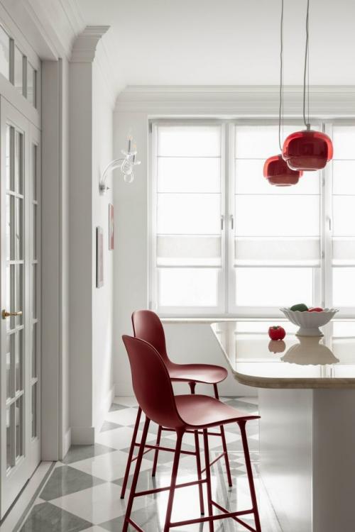 Реализованный интерьер квартиры, площадью 79. 01