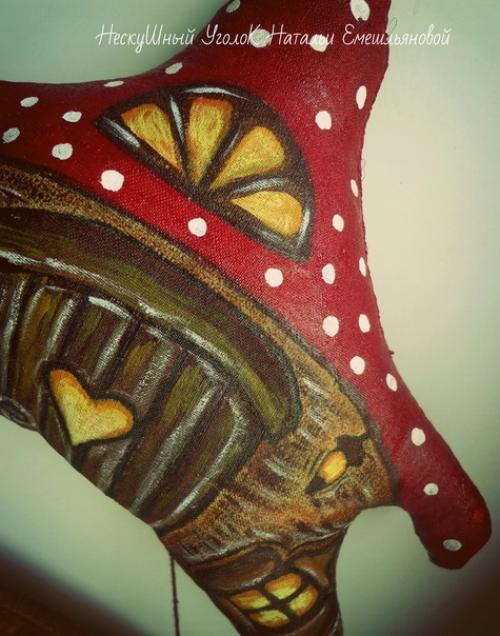 Интерьерная ароматизированная подвеска Домик Счастья. 06