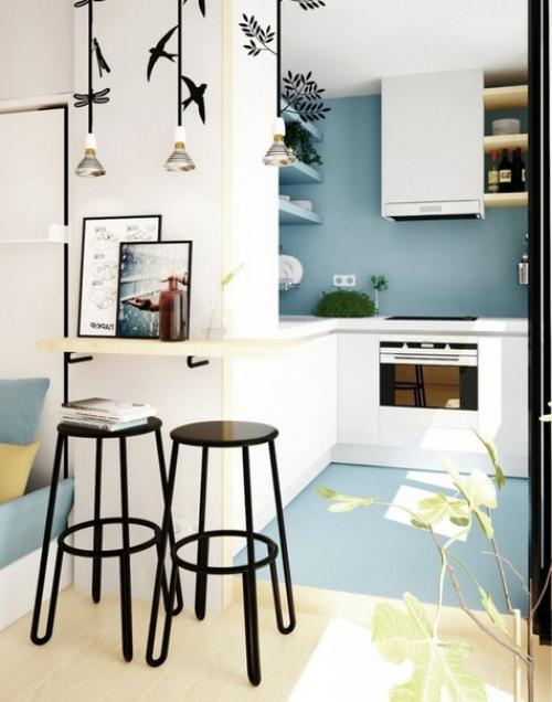 Небольшая площадь студии 28 кв. 07