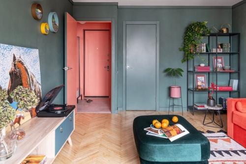 Яркий интерьер 1-комнатной квартиры 38, 5 кв. 04