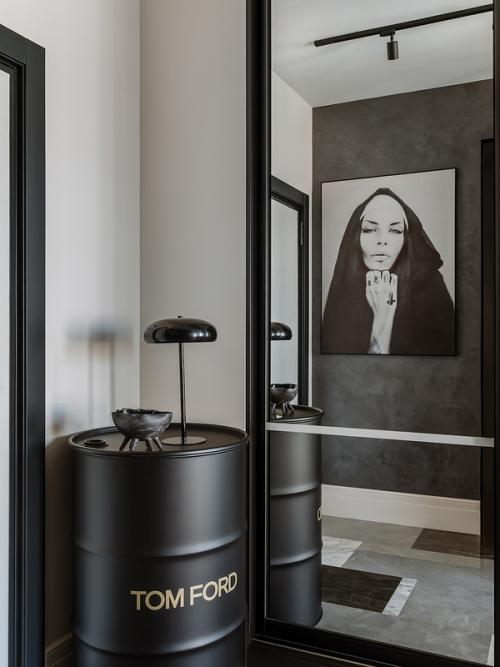 Современный интерьер апартаментов площадью 35 кв. 07