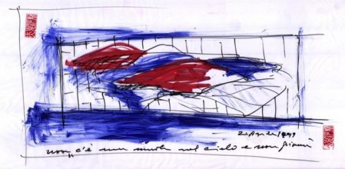 Менее очевидный переход можно наблюдать в конференц - центре The Cloud в Риме. 01