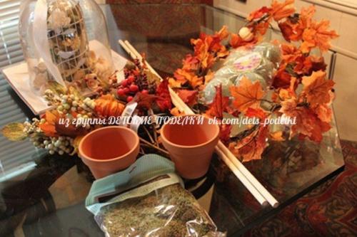 Как сделать осенние топиарии. 01