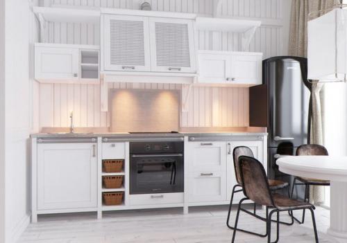 Однокомнатная квартира в стиле эко - лофт, 30 кв. 04