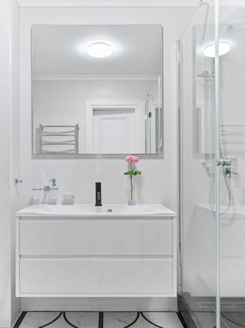 Базовая отделка и мебель российских фабрик: стильная двушка 60 м. 07