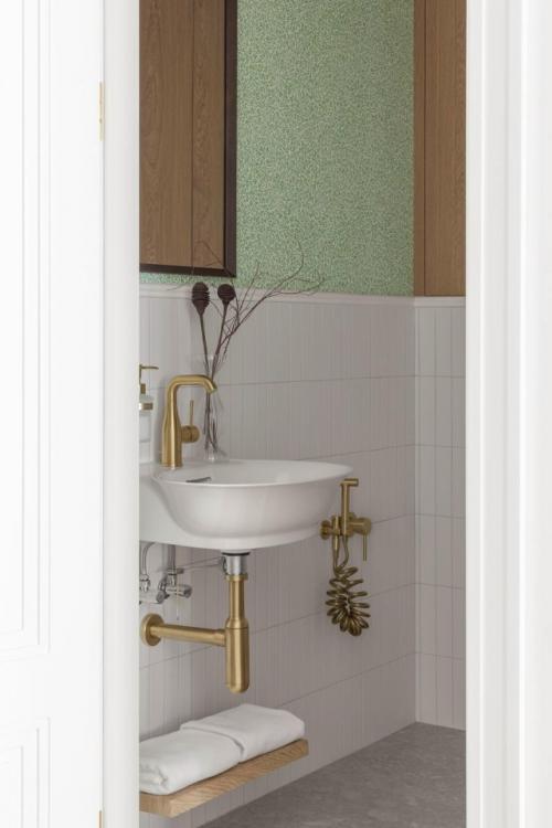 Реализованный интерьер квартиры, площадью 79. 06