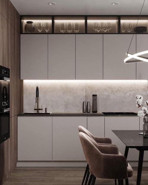 Интерьер квартиры в современной классике от студии дизайна 910studio. 02