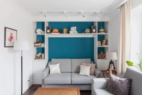 Светлый интерьер в американском стиле на Павелецкой.