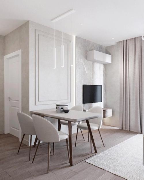 Нежный, женственный, очень уютный интерьер получился у нас в ЖК Речка. 03