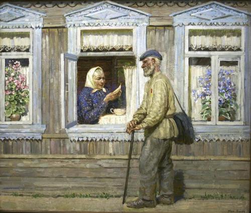 Деревянное зодчество.  От кудрявых стружек тянет смолью, духовит, как улей, белый сруб. 08