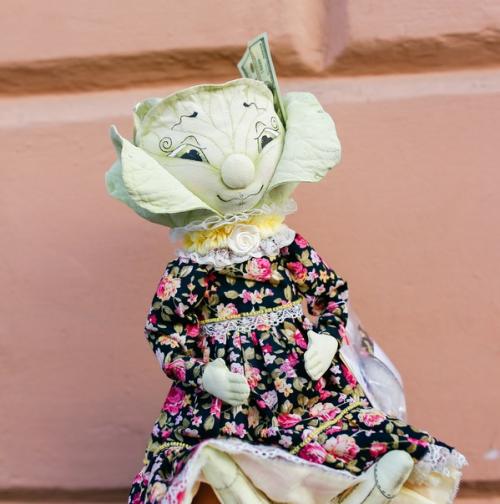 Уникальные интерьерные игрушки в технике грунтованный текстиль. 04