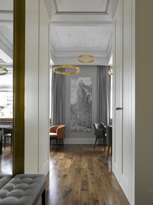 Ар - деко и современная классика: московская квартира 47 м ч. 1. 05