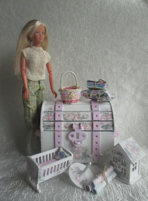 Потянуло к сундуку, в стиле шебби шик. 07