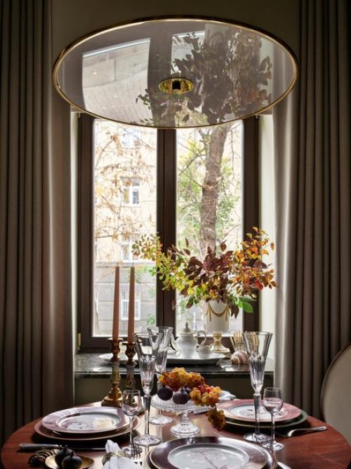 Вдохновение осенью.  Кажется, на интерьер этой небольшой квартиры в Москве дизайнера вдохновила осень. 01