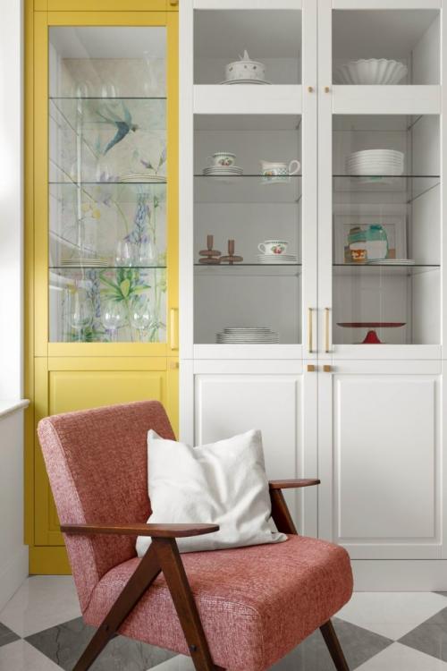 Реализованный интерьер квартиры, площадью 79. 05