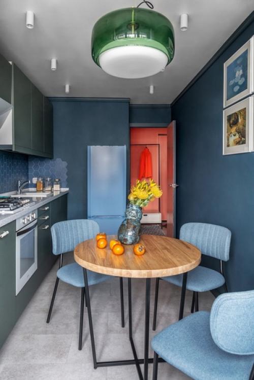 Яркий интерьер 1-комнатной квартиры 38, 5 кв. 05