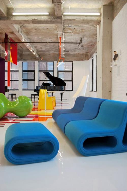 Яркие краски лофта художника в Монреале. 09