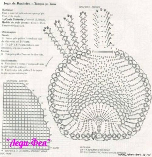 5 красивых ковриков для дома - мы вяжем крючком! 02