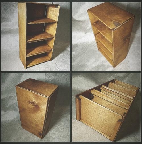 Один из самых необычных и интересных проектов, которые я делала - мебель для игрушек. 05