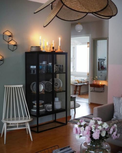 Интерьер дома Энн бломквист в скандинавском стиле - это микс винтажной мебели, модных новинок декора. 04