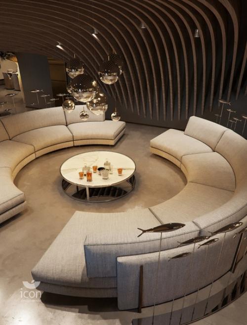 Стилистическая концепция. Ресторана платина + (1500 кв. 01