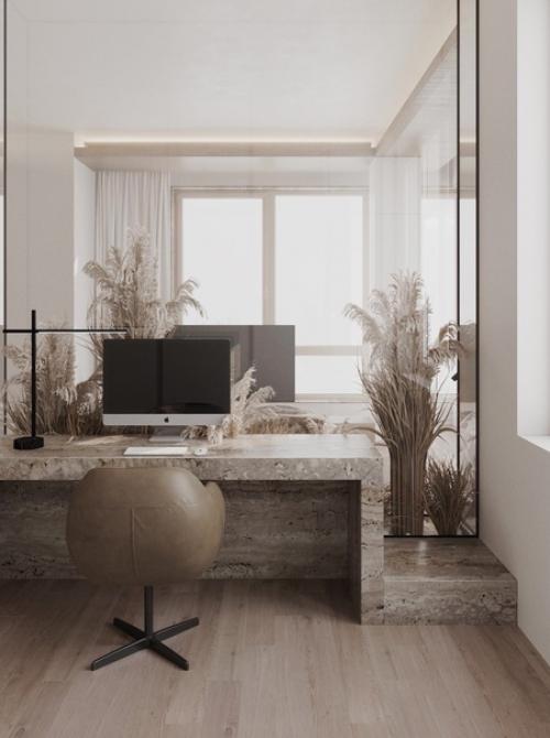 Интерьер в светлых оттенках. 04