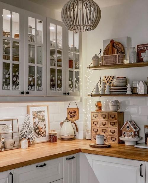 Интерьер кухни в скандинавском стиле. 05