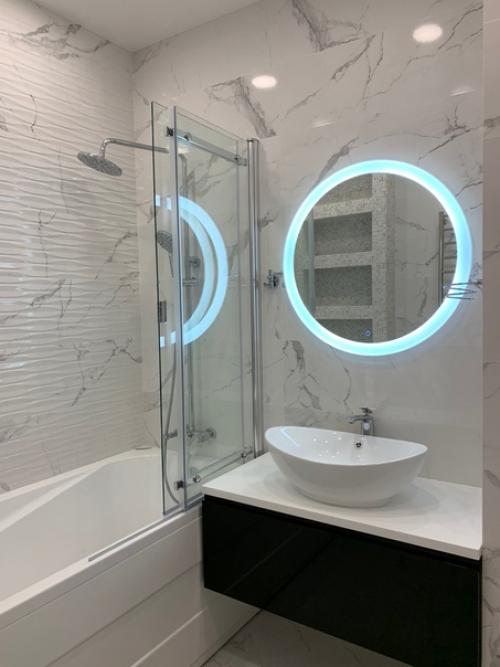 Сделали вот такой ремонт в ванне. 04