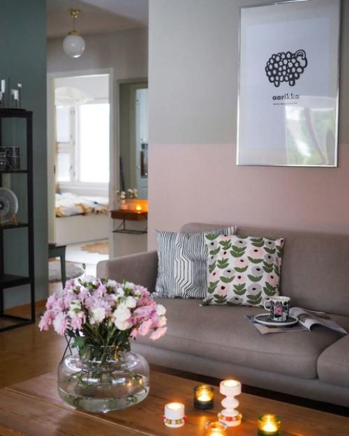 Интерьер дома Энн бломквист в скандинавском стиле - это микс винтажной мебели, модных новинок декора. 02