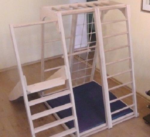 Детские спортивные комплексы из массива дерева. 01