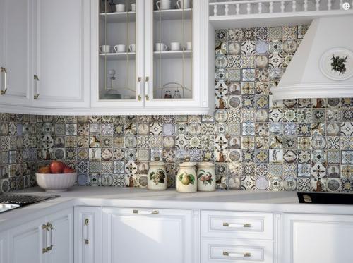 Стиль печворк?   Керамическая плитка пэчворк очень востребована и пользуется большой популярностью в создании дизайна интерьера. 02