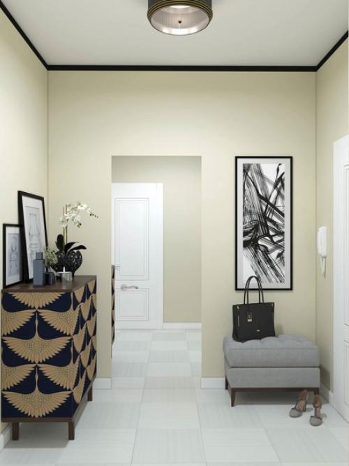 Однушка с большой ванной и спальней - гостиной. 08