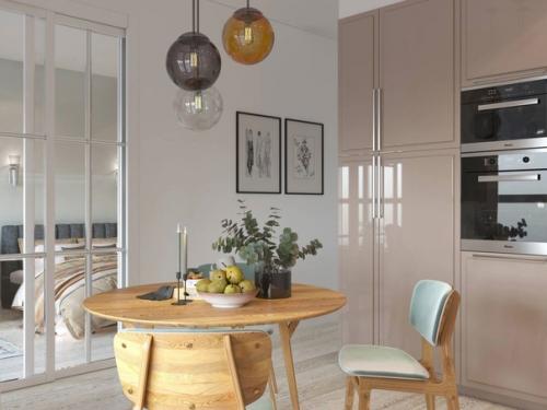 Однушка с большой ванной и спальней - гостиной. 05