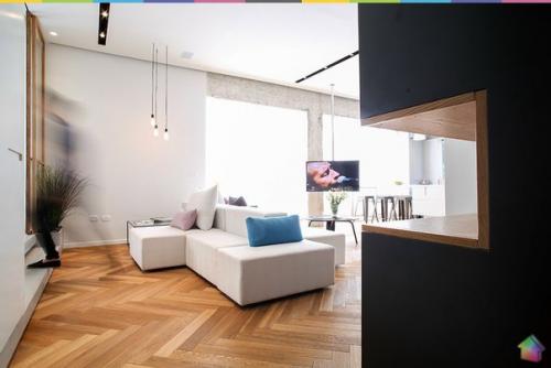 Современная квартира с элементами лофта. 01