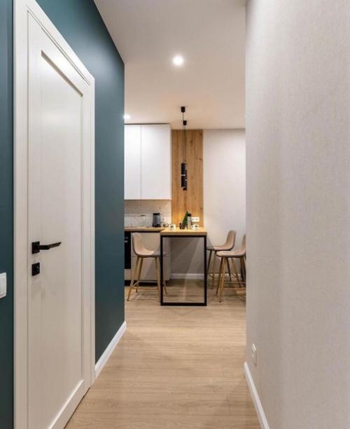 Стильная квартира. В светлых и ярких цветах. 01