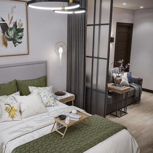 Интерьер спальни - гостинои. 04