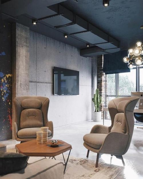 Интерьер в стиле лофт. 03