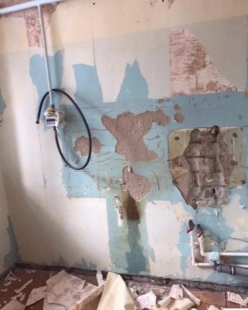 Капитальный ремонт в кухне. 01