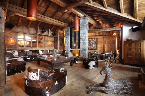 Стиль дизайна интерьера: шале. 01