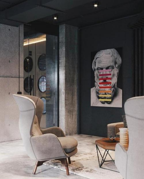 Интерьер в стиле лофт. 01