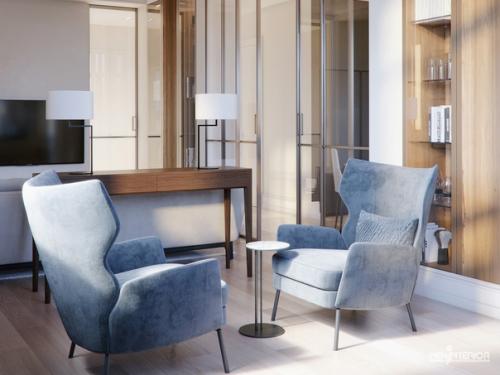 Интерьер гостиной, в проекте дизайна интерьера квартиры, расположенной в Санкт-петербурге в ЖК граф орлов - 3. это несогласованная версия. 04